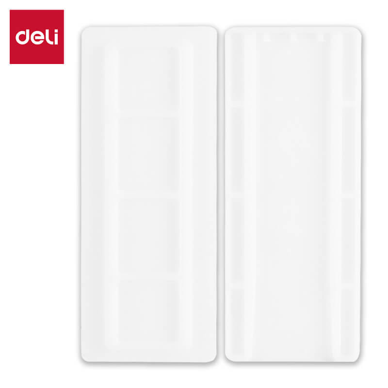 ที่ยึดปลั๊กพ่วง DELI VS6205-WH-01 สีขาว 4X10X0.6 CM